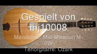 Fahrtenlieder In Junkers Kneipe MandolineTenorgitarre instrumental [upl. by Enidlarej]