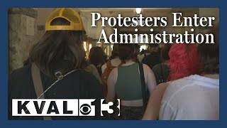 UO President Releases New Message Regarding Protesters [upl. by Aramac971]