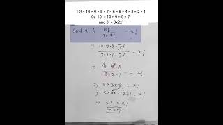 factorial  maths  cbse  icse  igcse  ib  ssc  online maths tutor [upl. by Akeenat]