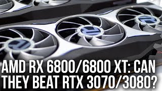 AMD Radeon 6800 XT6800 vs Nvidia GeForce RTX 30803070 Review  Which Should You Buy [upl. by Randell]