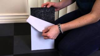 How to Install Peel and Stick Vinyl Tile Flooring [upl. by Sinnel887]