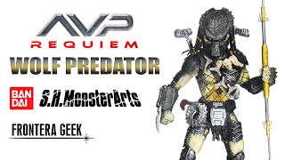 SH MonsterArts WOLF PREDATOR Heavy Armed  AVPR Bandai Tamashii Nations  Review en Español [upl. by Olrak]