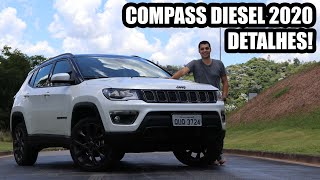 NOVO JEEP COMPASS DIESEL 2020  Falando de Carros [upl. by Nothgierc]