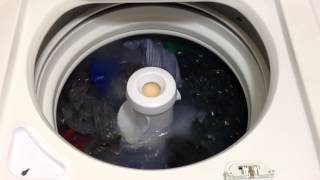 Whirlpool Top Load Belt Drive washer  Full Load Wash Action [upl. by Ennazus]