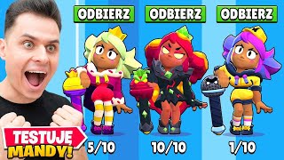 Testuję KAŻDĄ MANDY Przedpremierowo Brawl Stars [upl. by Annayek]