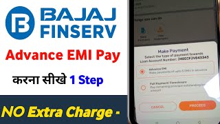 bajaj finance advance emi payment online 2024 how to pay advance emi in bajaj financebajaj finance [upl. by Hnoj]