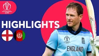 World Record For Sixes  England vs Afghanistan  Match Highlights  ICC Cricket World Cup 2019 [upl. by Artinek880]