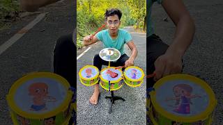 Aur ak Big Hip Hop Drums Set Senior Musical Band Instruments with 3 Drums testing🥁🔥 [upl. by Esyak]