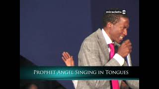 Prophet Uebert Angel Singing In Tongues [upl. by Alekin545]