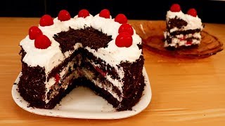 Black Forest CakeAyeshas Kitchen [upl. by Adnawyt]