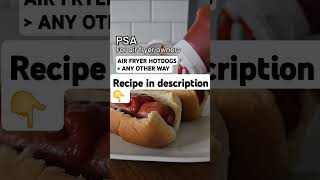 The Best Air Fryer Hot Dogs [upl. by Parsons272]