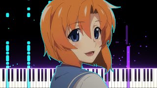 Higurashi no Naku Koro ni Sotsu OP  Analogy  Piano Cover Synthesia「ピアノ」 [upl. by Landan]