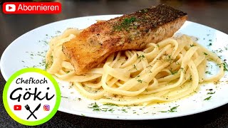 Lachsfilet knusprig braten  So macht ihr es richtig  Rezept zum selber machen  Folge 39 [upl. by Nylesoy903]