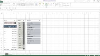 Excel Português 24 II Tabela Dinâmica Slicers ou Segmentação de Dados [upl. by Yttam81]