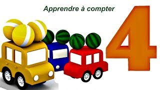 Compilation № 4  4 voitures pour apprendre les couleurs [upl. by Giuliana274]