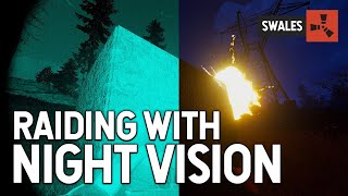 RAIDING WITH NIGHT VISION GOGGLES  RUST [upl. by Chic691]