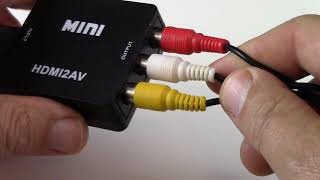 How to Convert HDMI to RCA [upl. by Hermione]