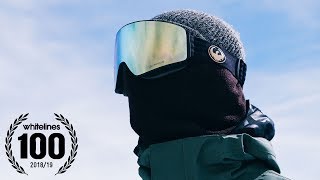 BEST SNOWBOARD GOGGLES OF 20182019  DRAGON ALLIANCE  THE WHITELINES 100 [upl. by Nylloc601]