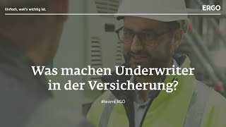 Jobprofil Underwriter in der Versicherung  ERGO [upl. by Vil]