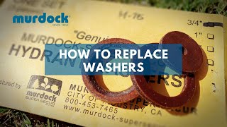 How to Replace Washers on Murdock Hydrants [upl. by Mercola]