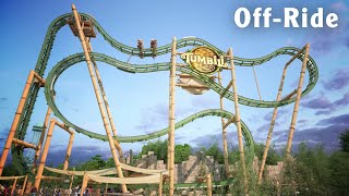 Tumbili OffRide Animation Kings Dominion New for 2022 Roller Coaster [upl. by Arrad]