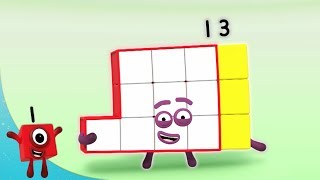 Numberblocks  Thirteen  Learn to Count  Learning Blocks [upl. by Anaya]