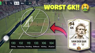 IS VAN DER SAR REALLY GOOD  VDS REVIEW  EA FC fcmobile [upl. by Sothena]