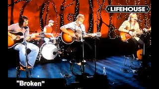 Lifehouse  quotBrokenquot Acoustic Live [upl. by Bartel]