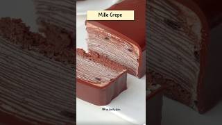 Mille crepe 🍫viralvideo shorts food cooking recipe delicious cake millecrepe chocolate fyp [upl. by Pengelly]