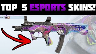 Top 5 BEST Esports Skins 2021  Rainbow Six Siege BEST SKINS [upl. by Adlog941]