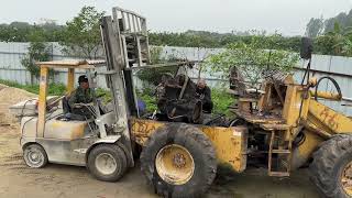 Master Of A Mechanic Restore KOMATSU Wheel Loader Like new  Restore KOMATSU Engine [upl. by Ogirdor27]