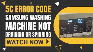 Washing Machine Not Draining Water  Fixed In 8 Minutes [upl. by Mareah180]