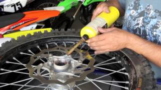 Dirt Rider Tech How To Change Wheel Bearings [upl. by Erline]