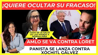 ¡SE LE SALIÓ DE LAS MANOS NORMA PIÑA ESTÁ PERDIENDO AMLO ACUSA A LORET DE FRACASADO [upl. by Feil120]