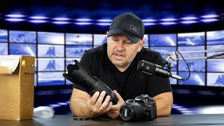 Nikon 70300mm VR Lens w D7500 Unboxing amp Initial Impressions [upl. by Colville216]