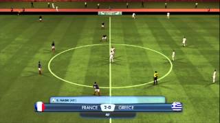 FIFA Digital World Cup 2014 Qualification France  Greece [upl. by Lezirg368]