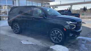 Black 2024 Chevrolet Tahoe RST Review Calgary AB  Wolfe Calgary  NS178236 [upl. by Hirza670]