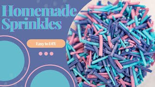 Easy DIY Sprinkles Recipe [upl. by Koppel]