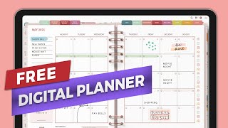 Free Digital Planner 2024 Goodnotes Planner template with Sticker Wizard Demo [upl. by Gerladina191]