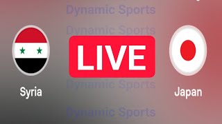 Syria vs Japan live match today FIFA World Cup Qualification AFC  Japan vs Syria live match score [upl. by Koenraad]