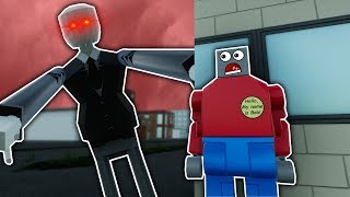 SURVIVING SLENDER MAN IN LEGO CITY  Brick Rigs Gameplay  Multiplayer Lego Hide and Seek [upl. by Adnilra21]