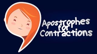 Apostrophes and Contractions for Kids [upl. by Trahurn]