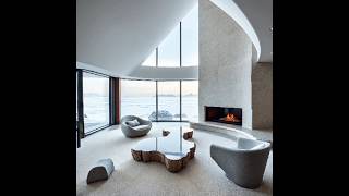 Greenland Modern Brutalism ai interiordesign homedesigninspiration home interiorspacedecor [upl. by Clovah]