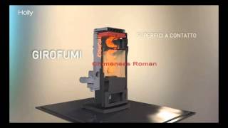 Ravelli holy pellet chimeneas roman [upl. by Lalaj]