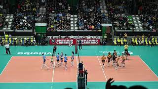 IMOCO vs VAKIFBANK  Champions League 29022024  3rd set 2519 [upl. by Lundin206]