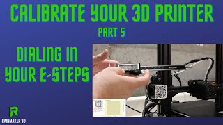 ESteps Calibration  Calibrating your 3D printer Part 5  Ender 3 V2 [upl. by Eydnarb]