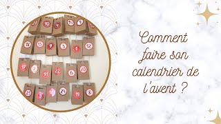 Tuto Nouvelle Année  Comment Fabriquer un Calendrier  Différentes Options [upl. by Jamnis]