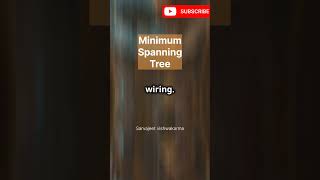 MST Minimum spanning tree in data structure and algorithms  Explain minimum spanning tree in dsa [upl. by Anaujat284]