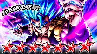 Dragon Ball Legends ULTRA GOGETA BLUE 1 YEAR LATER HOW WELL HAS HE AGED [upl. by Nievelt]