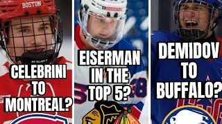 THIS DRAFT CLASS IS INSANE MY 2024 NHL MOCK DRAFT Top 10 PICKS [upl. by Chisholm]